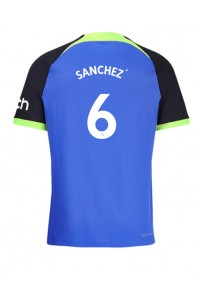 Tottenham Hotspur Davinson Sanchez #6 Voetbaltruitje Uit tenue 2022-23 Korte Mouw